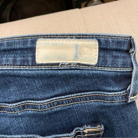 AG Adriano Goldschmied Women's Size 31x29 B-Type Straight Leg Dark Blue Denim J - Picture 8 of 12